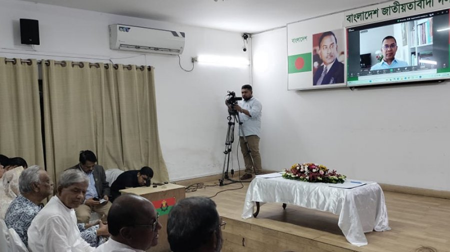 ১২ দলীয় জোটের নেতাদের সঙ্গে তারেক রহমানের মতবিনিময়